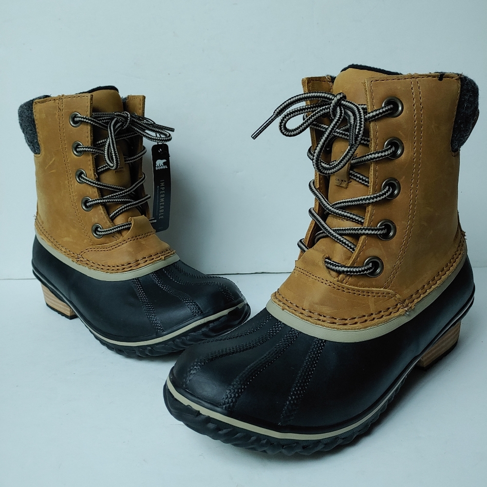 Sorel Slimpack II Snow Winter Elk Womens Boot #New - Picture 11 of 14